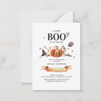 A Little Boo on Way Halloween Baby Shower