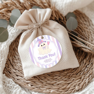 A Little Boo Pastel Ghost Thank You Card Favour Tags
