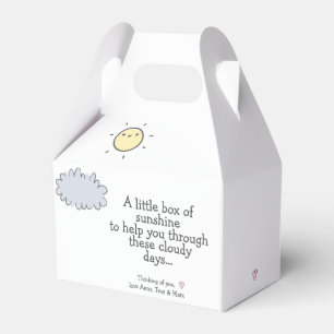 A little box of sunshine - Chemo Care Package