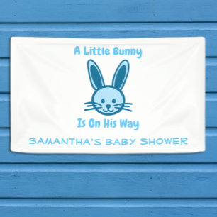 A Little Bunny Is On His Way Banner