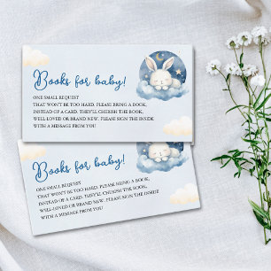 a Little Bunny is on the way, Rabbit Baby Shower Enclosure Card