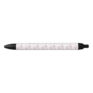 A Little Bunny Made of Feelings Black Ink Pen