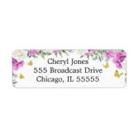 A little Butterfly is on the way Address Label