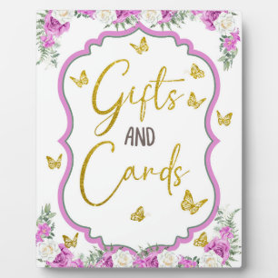 A little Butterfly is on the way table Plaque