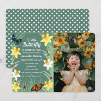 A Little Butterfly Spring Birthday Photo
