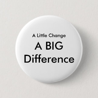A Little Change 6 Cm Round Badge
