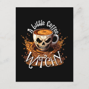 A Little Coffee Witchy Enclosure Card