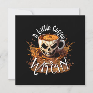 A Little Coffee Witchy Invitation