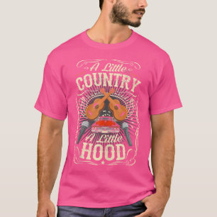 A Little Country A Little Hood Western Hip Hop Rap T-Shirt
