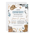 A Little Cowboy Baby Shower Invitation