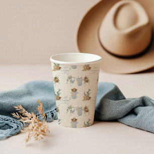A Little Cowboy Baby Shower Paper Cups