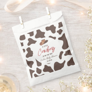A Little Cowboy Cow Boy Rodeo Western Baby Shower Favour Bags