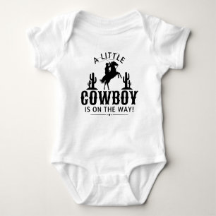 A Little Cowboy is on The Way Baby Bodysuit