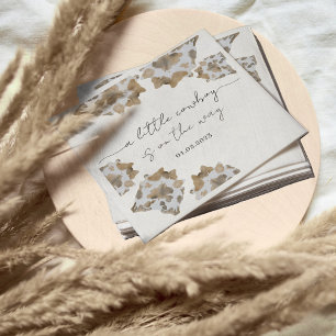 A Little Cowboy is on the Way Napkin