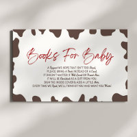 A Little Cowboy Rodeo Baby Shower Books For Baby