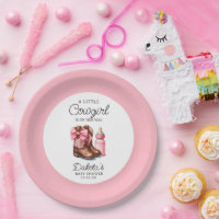 A Little Cowgirl Pink Wester Rodeo Paper Napkins 