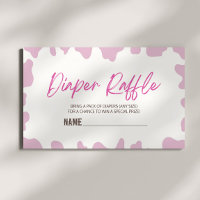 A Little Cowgirl Rodeo Baby Shower Diaper Raffle