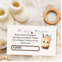 A Little Cu-Tea Boba Bubble Tea Raffle Ticket