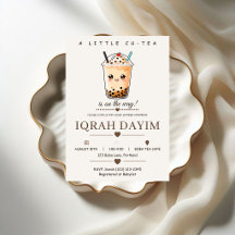 A Little Cu-Tea Boba Gender Neutral Baby Shower