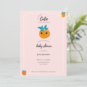 A Little Cutie Baby Shower Invitation