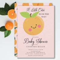 A Little Cutie Baby Shower Invitation