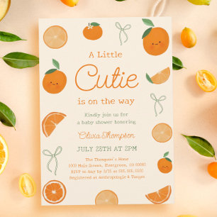 A Little Cutie Baby Shower Invitation