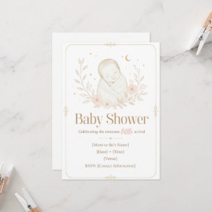 A Little Cutie is on the Way Baby Shower Invitation