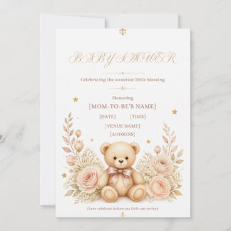 A Little Cutie is on the Way Baby Shower Invitation