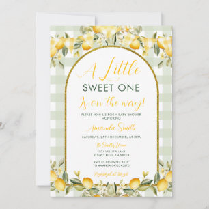 A little cutie is on the way Baby Shower Summer Invitation