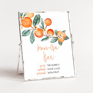 A Little Cutie is on the Way Mum Osa Bar Poster