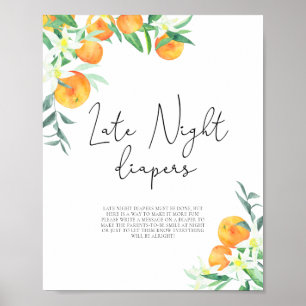 A little cutie \ Late night diapers game Poster