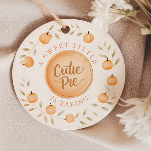A Little Cutie Pie   Baby Shower Favour Tags
