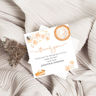 A Little Cutie Pie Is Baking   Baby Shower Favour Tags