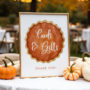 A Little Cutie Pie Pumpkin Cards and Gifts Sign