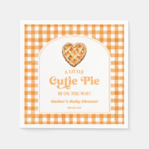 A Little Cutie Pie Retro Baby Shower