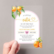 A Little Cutie Pink All in One Baby Shower