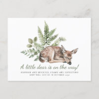 A Little Dear Is On The Way Pregnancy Announcement