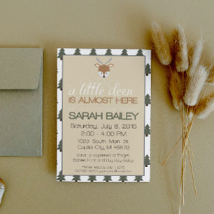 A Little Deer is Almost Here Baby Shower Invite