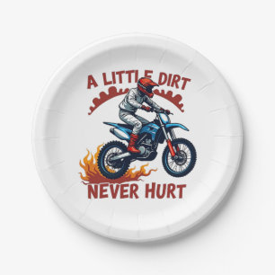 A Little Dirt Never Hurt Paper Plate