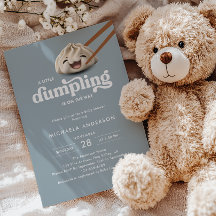 A Little Dumpling Is On The Way Baby Shower