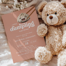 A Little Dumpling Is On The Way Baby Shower