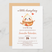 A Little Dumpling Is On The Way Bao Baby Shower