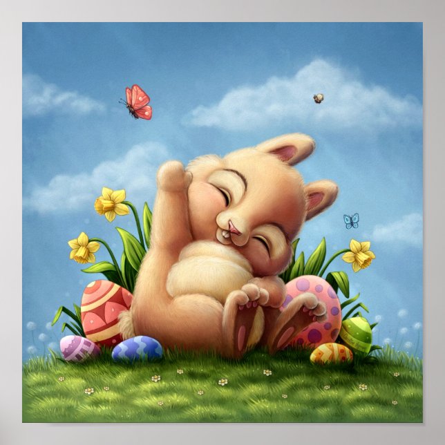 A Little Easter Bunny Poster (Front)