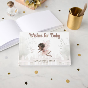 A Little Fairy is on the way Baby Shower Guest Book