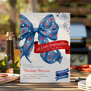 A Little Firecracker Baby Shower Invitation