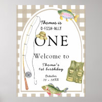 A little Fisherman Birthday Party Welcome