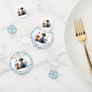 A Little Fisherman Cute Boy's Baby Shower Confetti