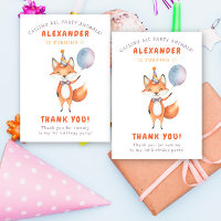 A Little Fox Birthday Party