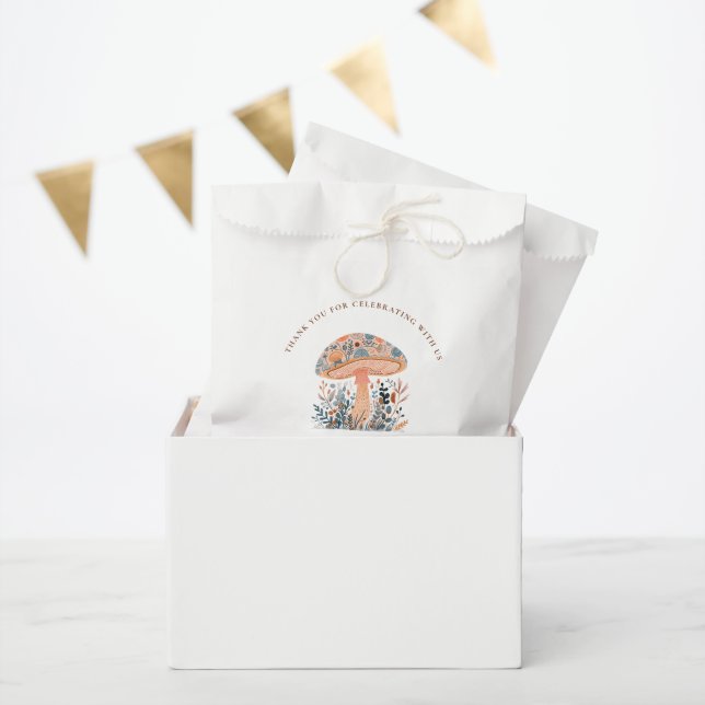 A Little Fun Guy Mushroom Baby Shower  Favour Bags (Party)