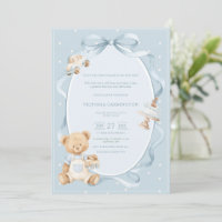 A Little Gentleman Blue Boy Bear Baby